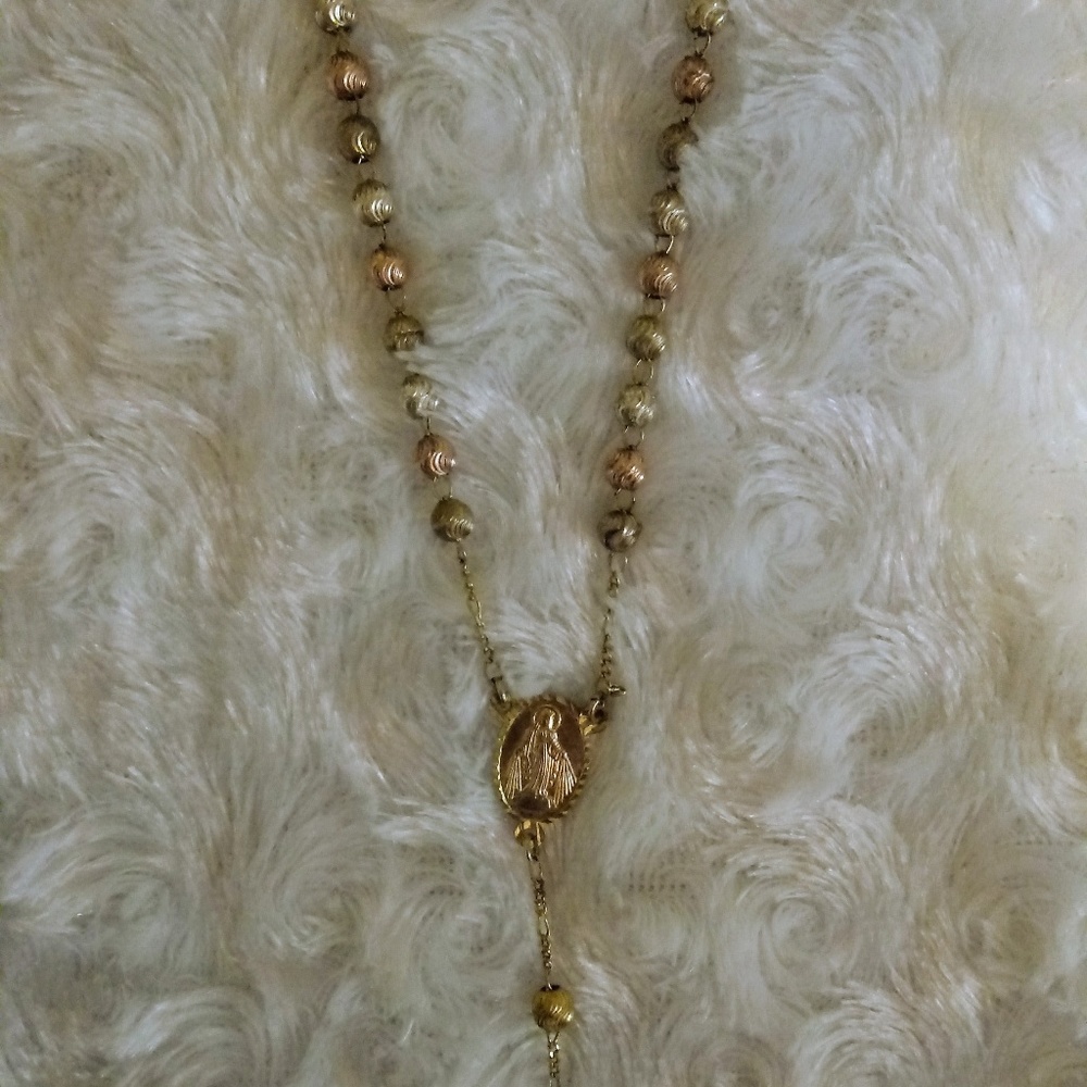 Christian plunge necklace